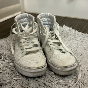 White high top vans